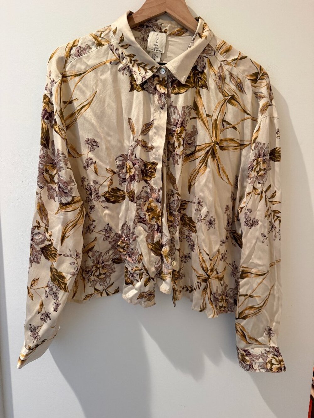 Joie silk blouse with forals